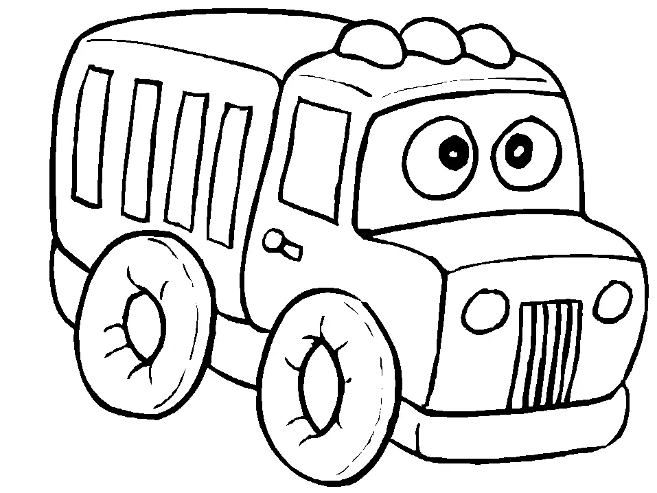 Desenhos de Caminhao Para Colorir 38