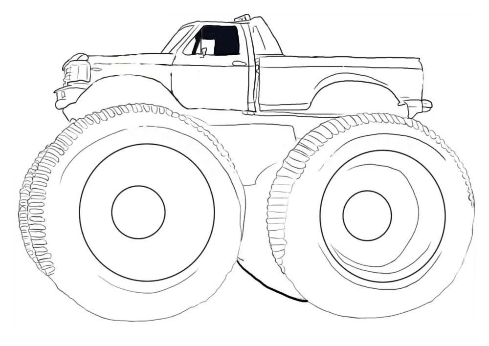 Desenhos de Caminhao Para Colorir 5