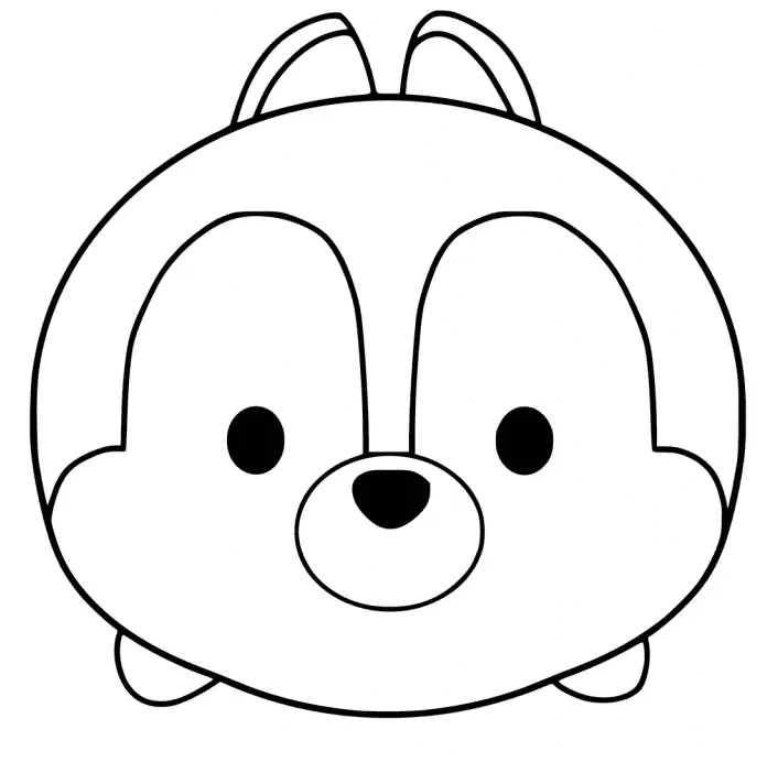 Tsum Tsum Para Colorear 34
