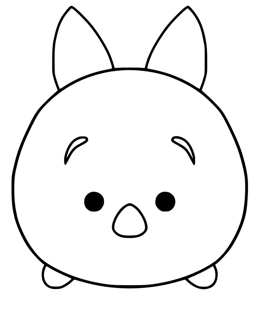 Tsum Tsum Para Colorear 39