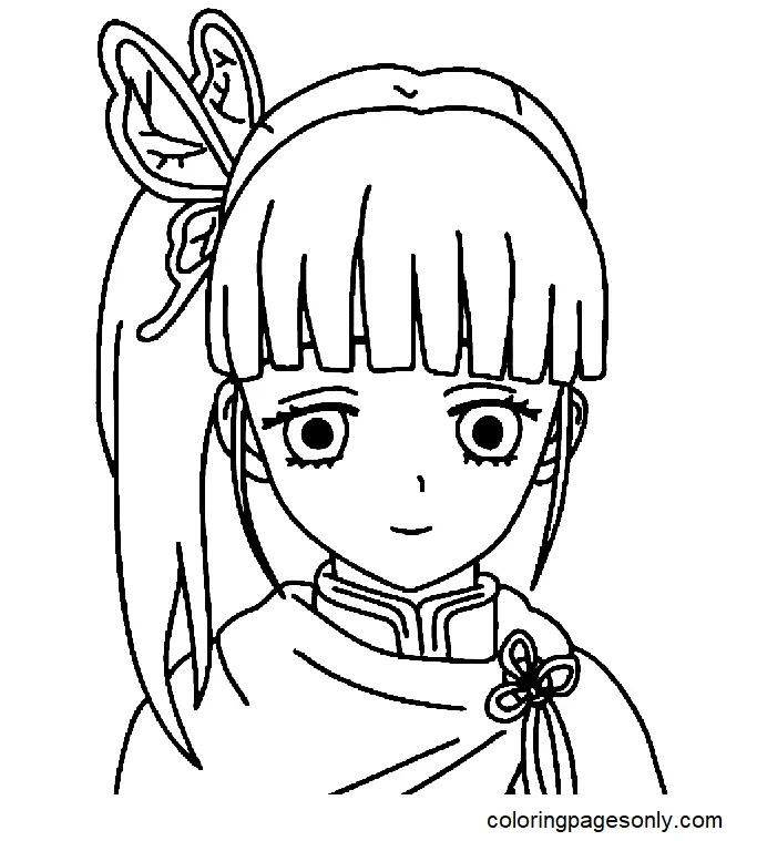 Tsuyuri Kanao Para Colorear 20