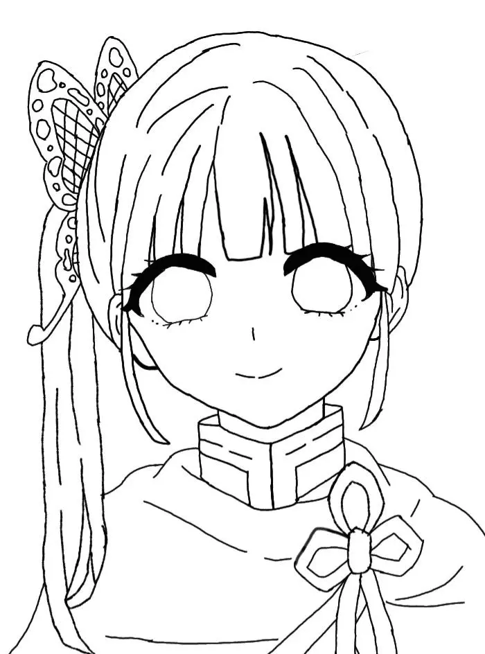 Tsuyuri Kanao Para Colorear 5