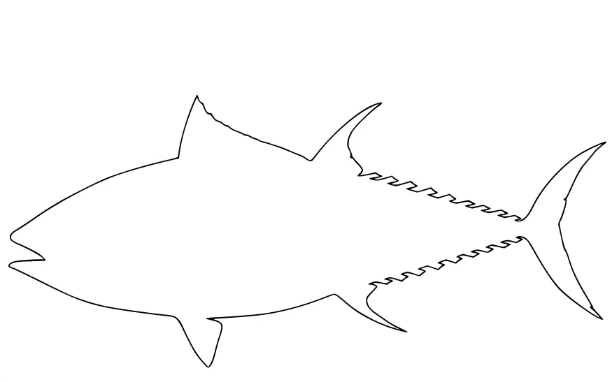 Thunfisch Ausmalbilder 11
