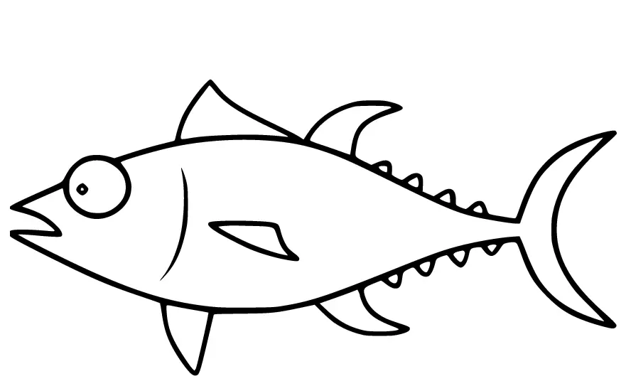 Thunfisch Ausmalbilder 15