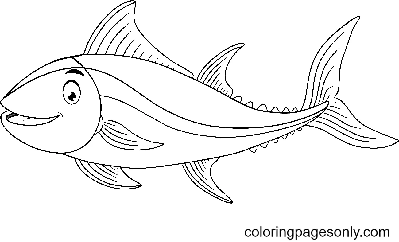 Thunfisch Ausmalbilder 21