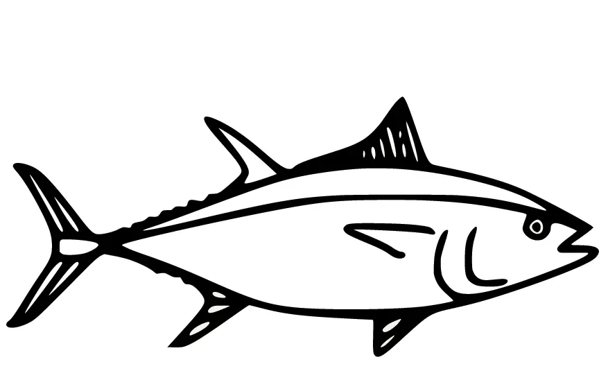 Thunfisch Ausmalbilder 23