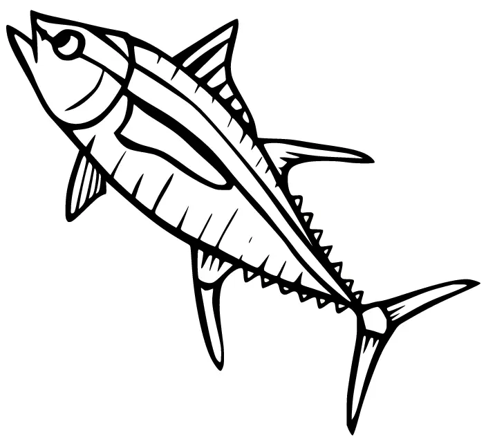 Thunfisch Ausmalbilder 34