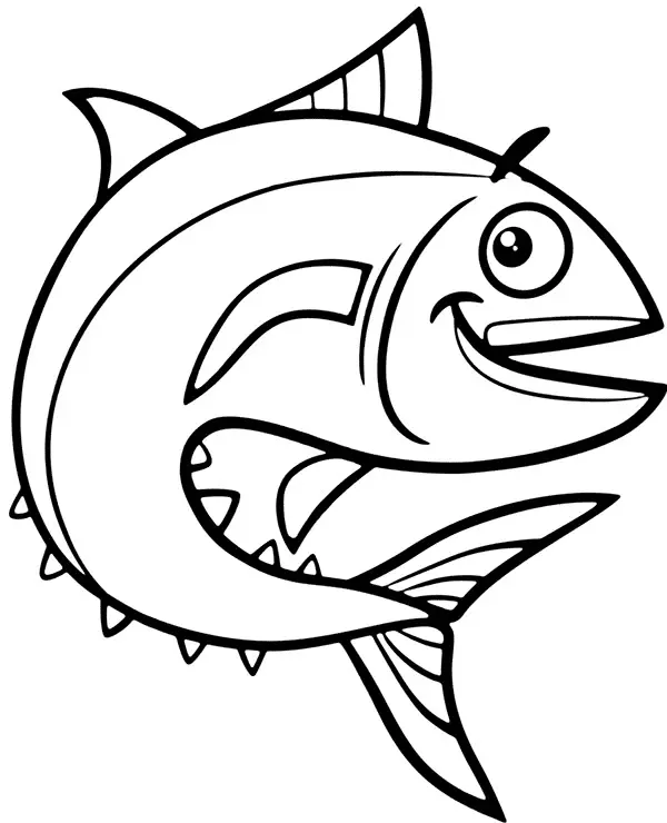 Thunfisch Ausmalbilder 39