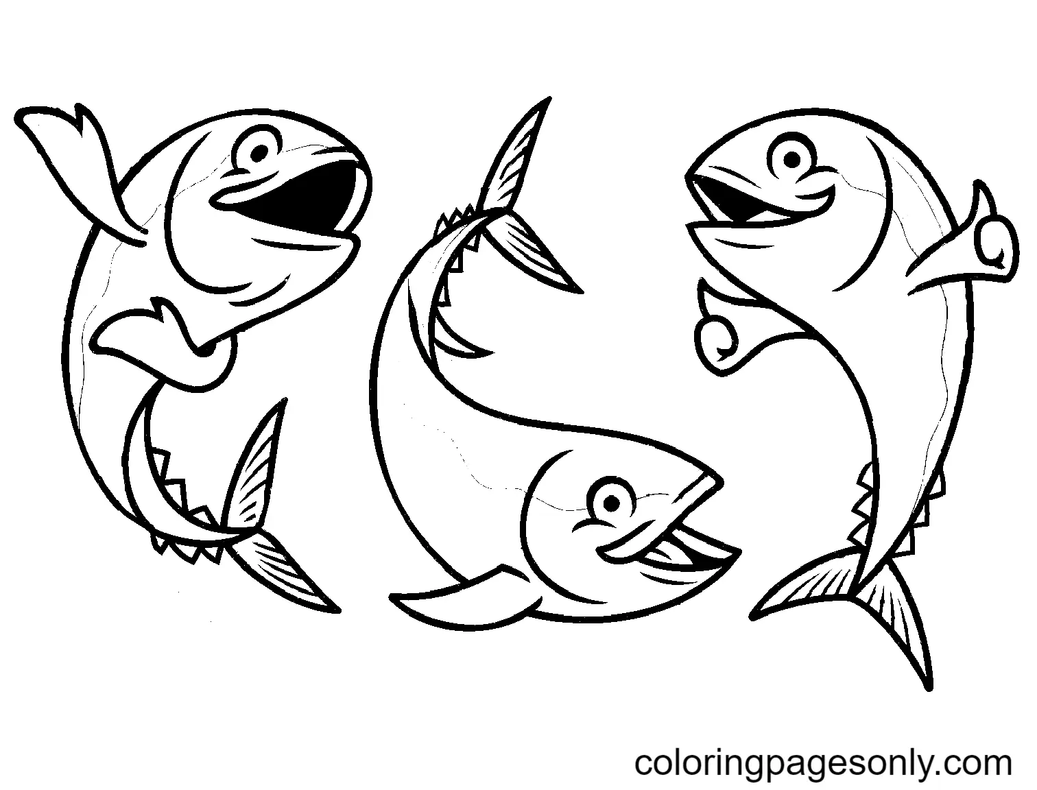 Thunfisch Ausmalbilder 4