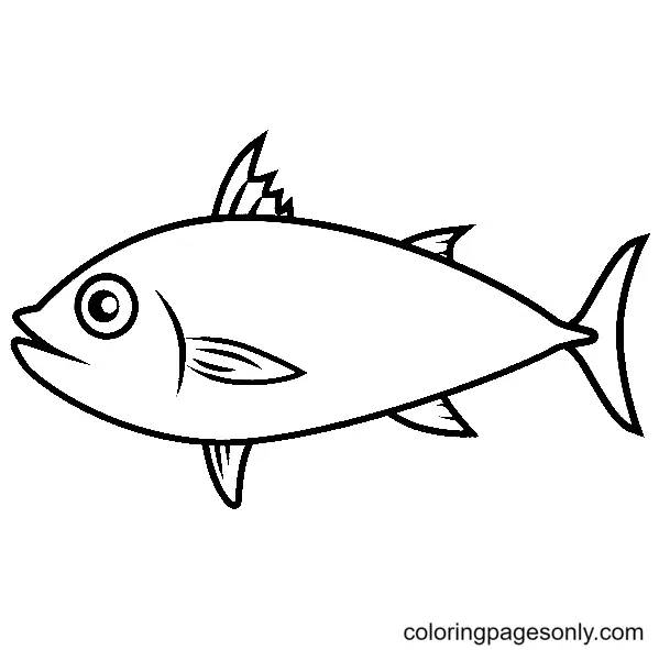 Thunfisch Ausmalbilder 5