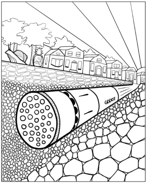 Tunel Para Colorir
