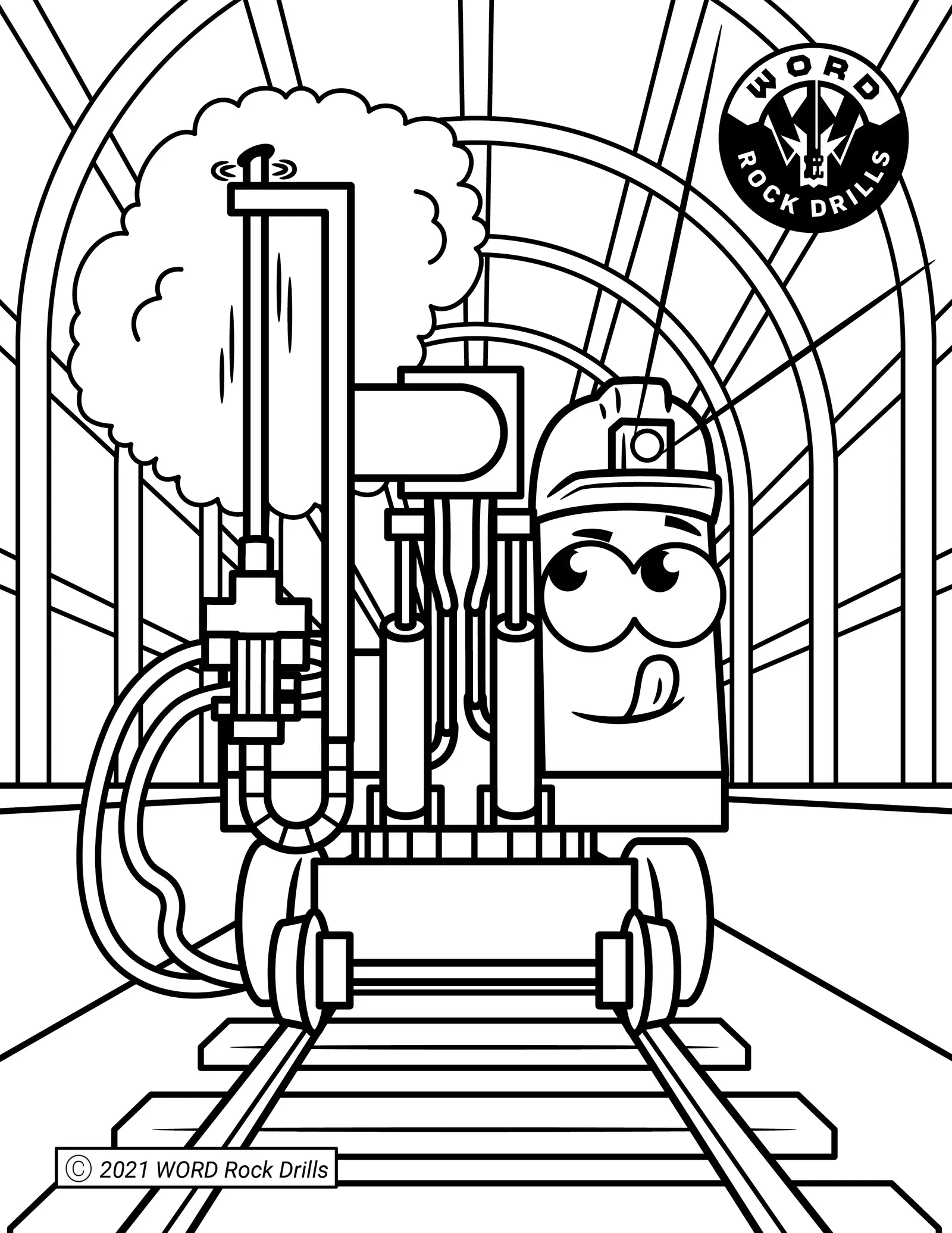 Tunel Para Colorear 9