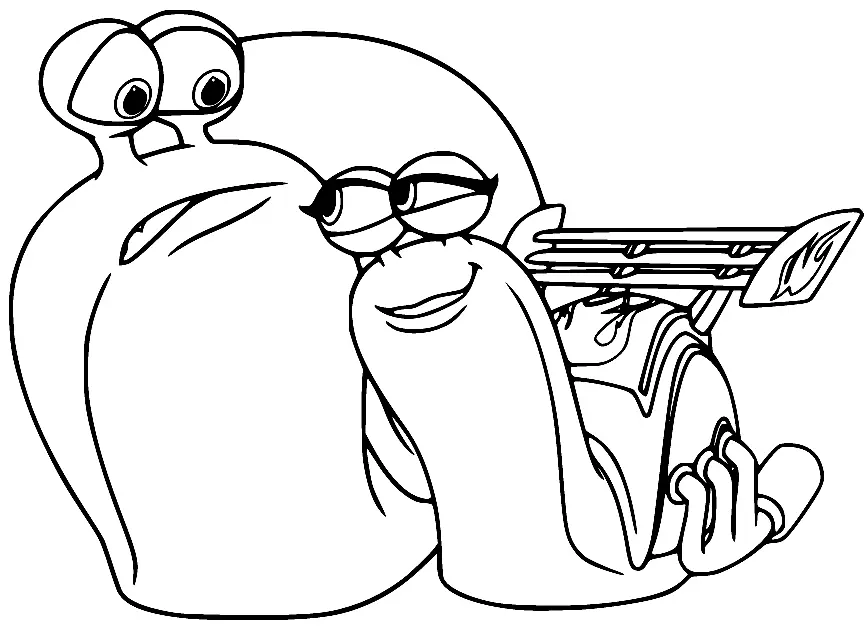 Turbo Coloring Pages 10