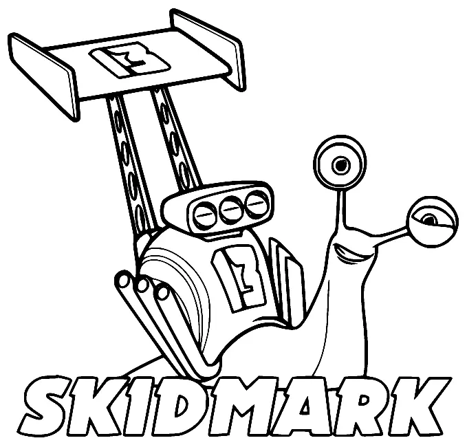 Turbo Coloring Pages 16