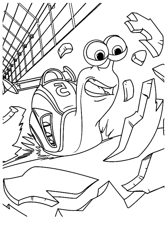 Turbo Coloring Pages 27
