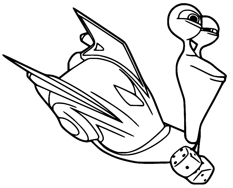 Turbo Coloring Pages 29