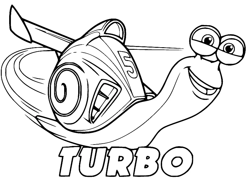 Turbo Coloring Pages 3