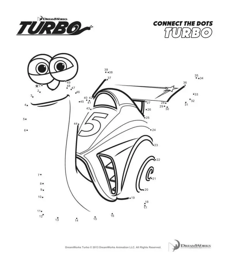 Turbo Coloring Pages 35
