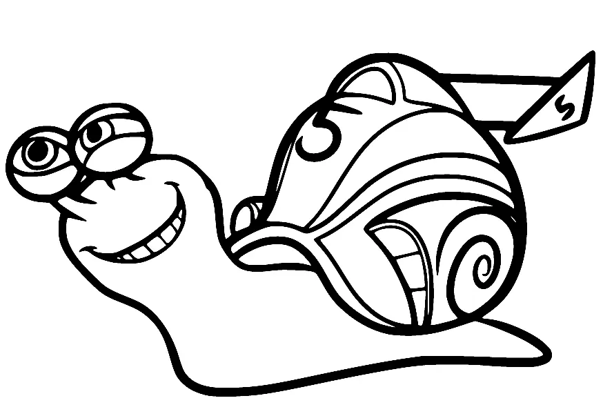 Turbo Coloring Pages 5