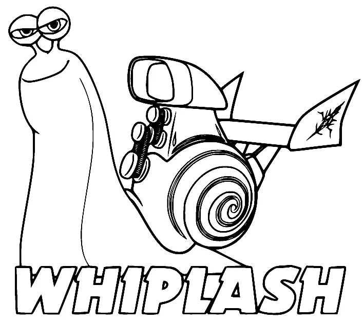 Turbo Coloring Pages 8