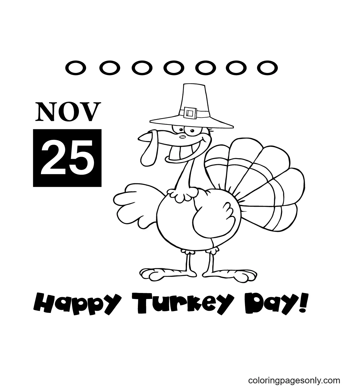 Turkey Coloring Pages 20