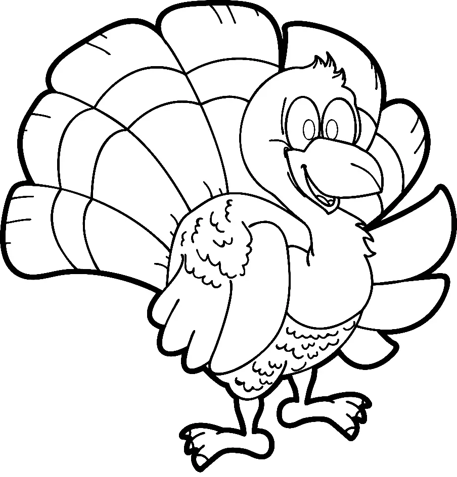 Turkey Coloring Pages 31