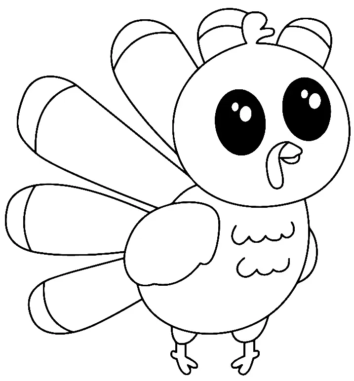 Turkey Coloring Pages 32
