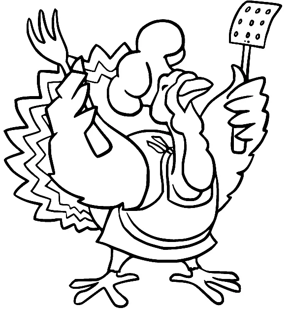 Turkey Coloring Pages 52