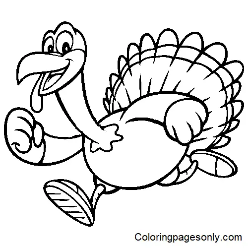 Turkey Coloring Pages 54