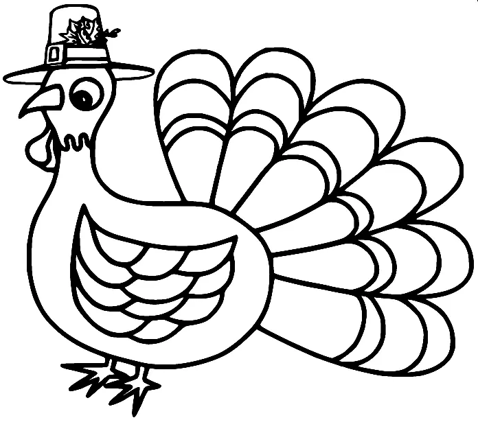 Turkey Coloring Pages 71
