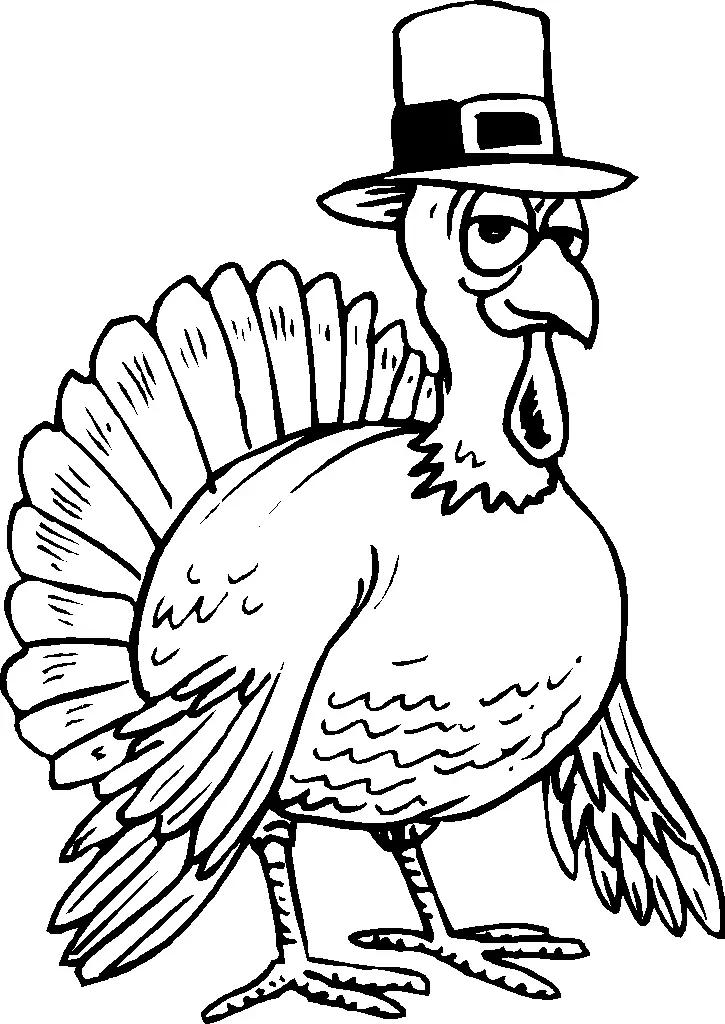 Turkey Coloring Pages 73