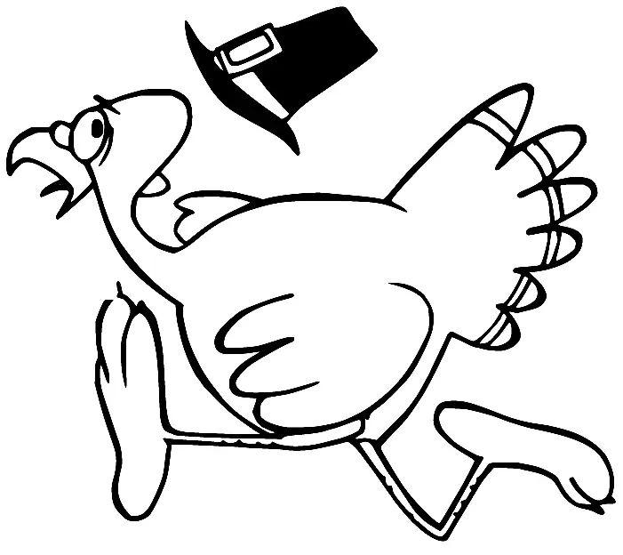 Turkey Coloring Pages 75
