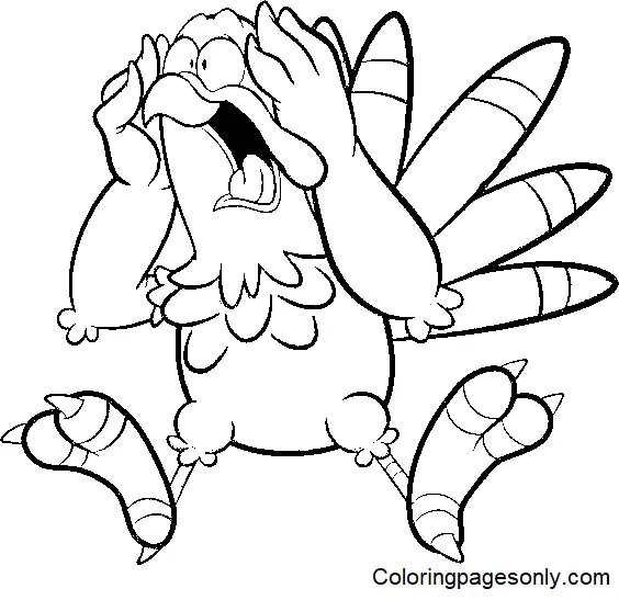 Turkey Coloring Pages 78