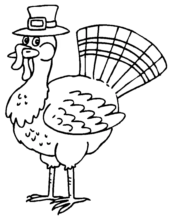 Turkey Coloring Pages 84