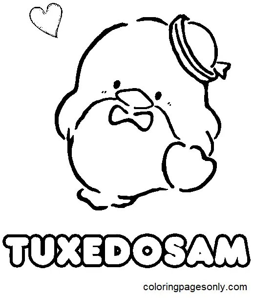 Tuxedo Sam Para Colorear 1