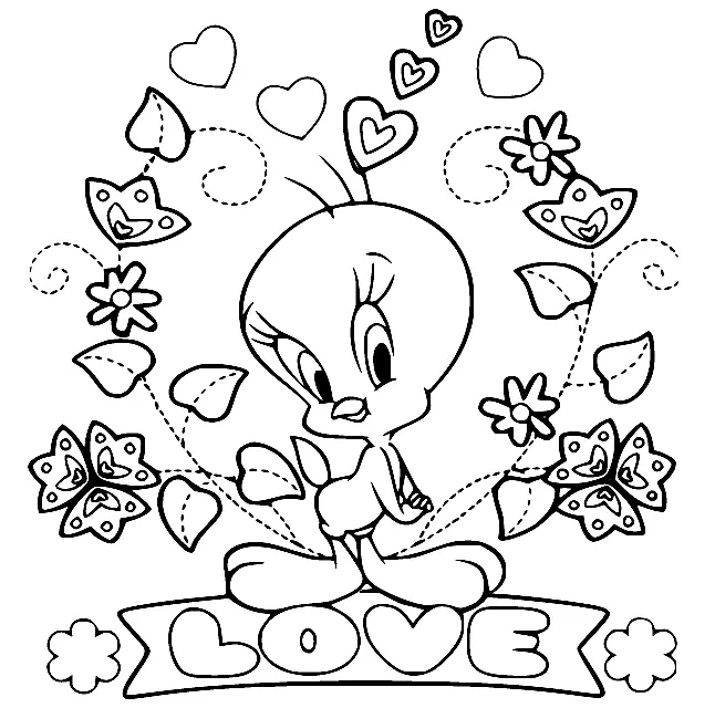 Tweety Ausmalbilder 19