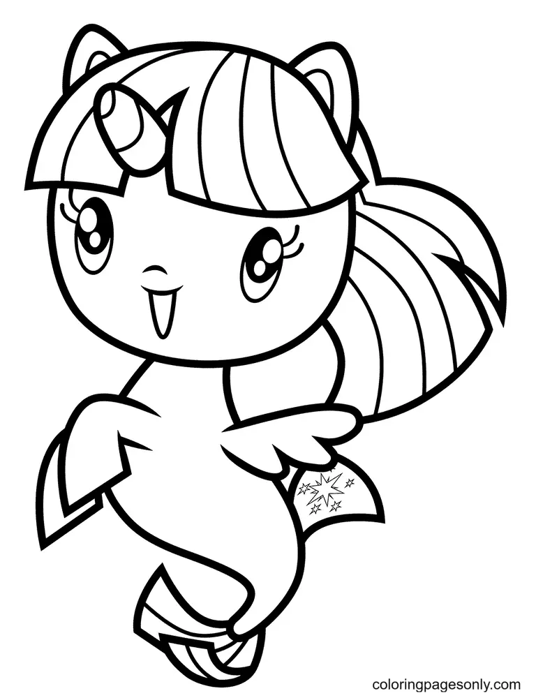 Ausmalbilder Twilight Sparkle 12