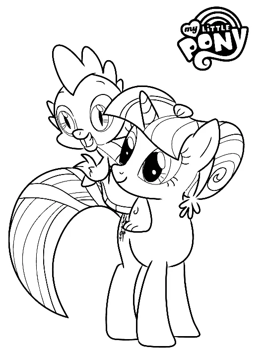 Ausmalbilder Twilight Sparkle 17