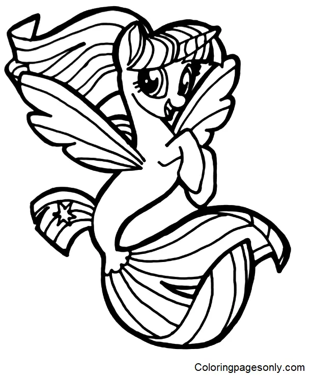 Ausmalbilder Twilight Sparkle 19