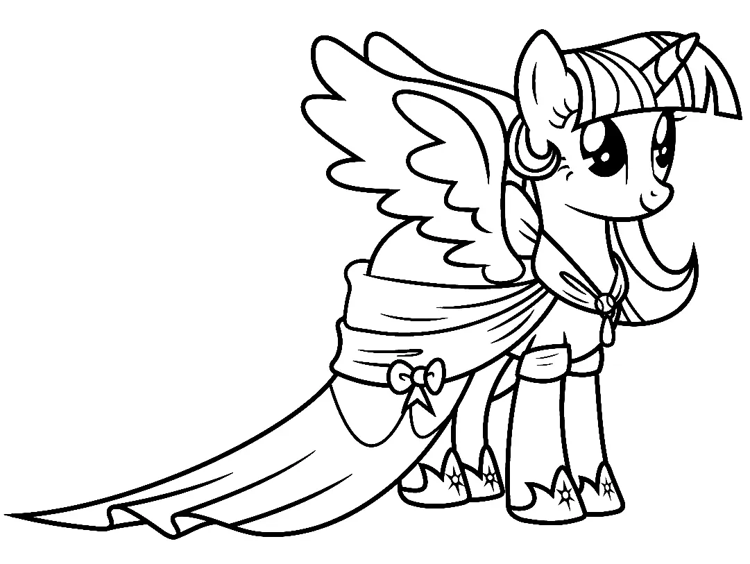 Ausmalbilder Twilight Sparkle 2