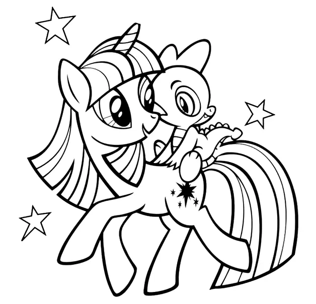 Ausmalbilder Twilight Sparkle 20
