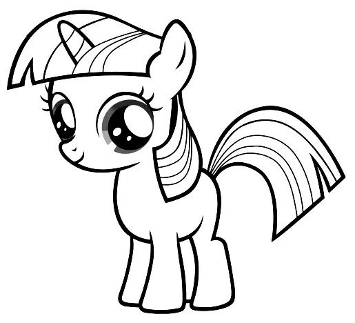 Ausmalbilder Twilight Sparkle 22