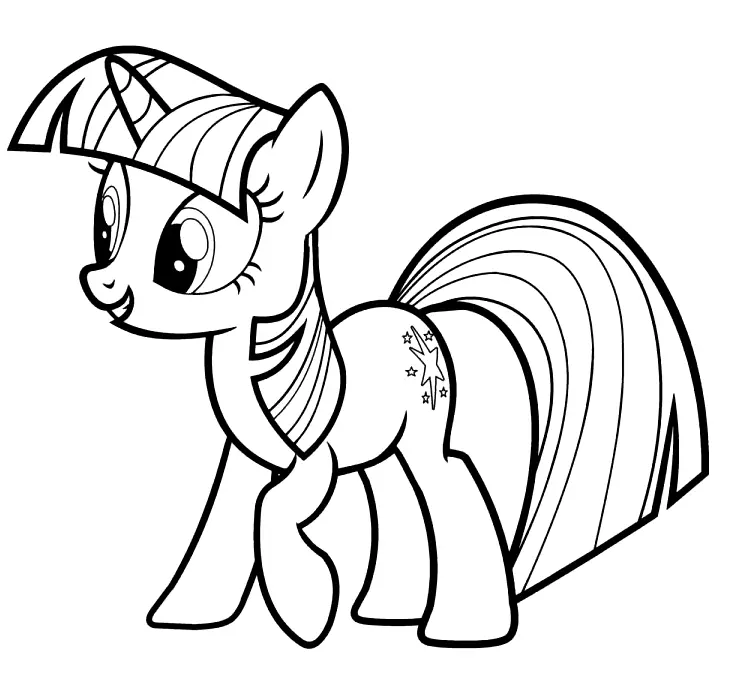 Ausmalbilder Twilight Sparkle 24