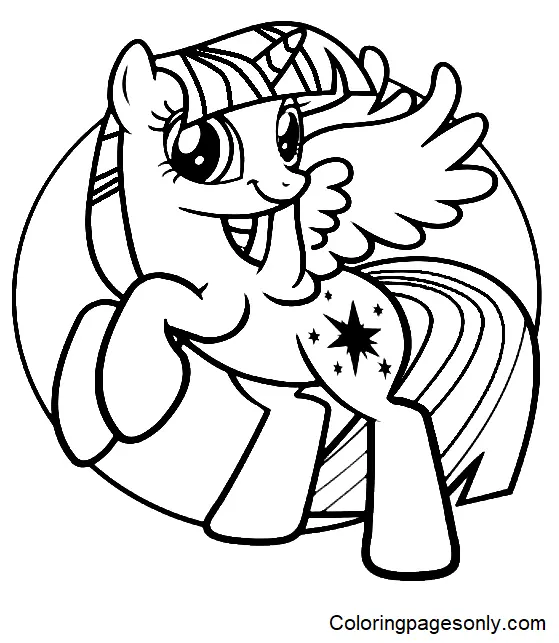 Ausmalbilder Twilight Sparkle 26