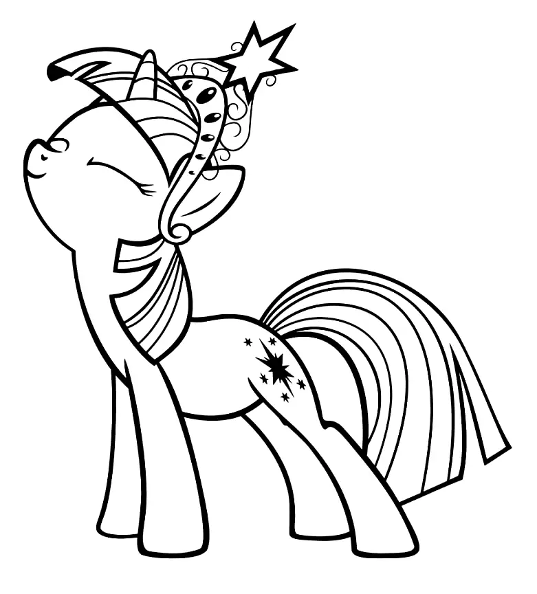 Ausmalbilder Twilight Sparkle 30