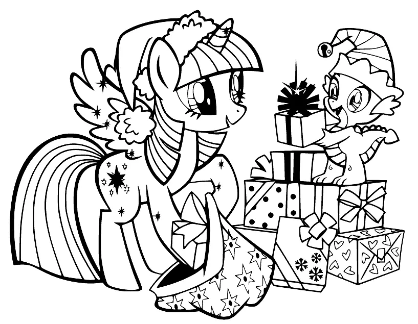 Ausmalbilder Twilight Sparkle 32