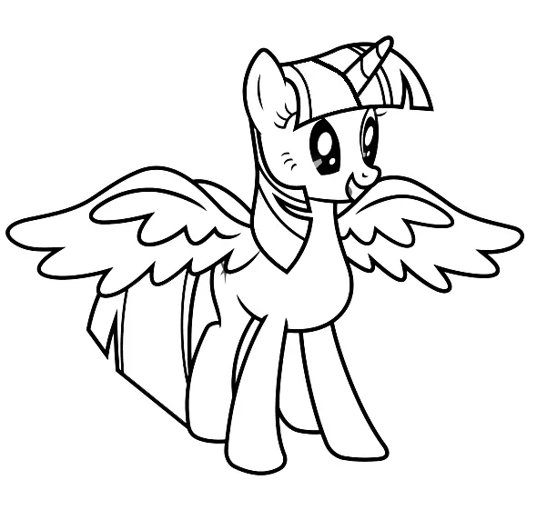 Ausmalbilder Twilight Sparkle 33