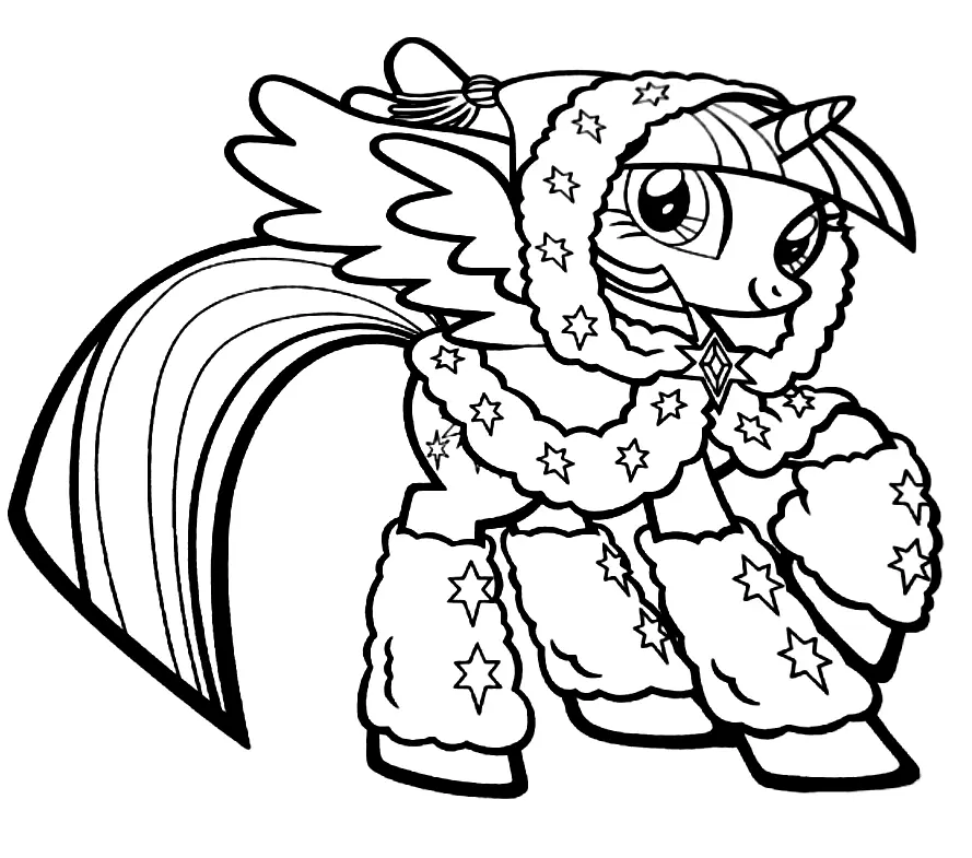 Ausmalbilder Twilight Sparkle 34