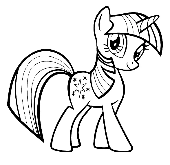 Ausmalbilder Twilight Sparkle 35