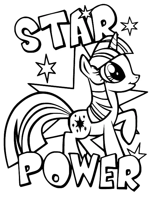 Ausmalbilder Twilight Sparkle 36